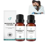 Qartel Men Essence Oil, Medilisk Essence Oil Blend for Men, Medilisk Energetic Massage for Man,Stress Relieve & Muscle Relaxation, Nourishing the Skin, Easy to Carry Suitable for All Skin Types (2pcs)
