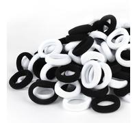 Qarwayoc - NO HAIR DAMAGE: Seamless design and soft cotton material ensure that the girls' hair ties will not damage hair and won't pull your baby's hair.