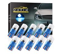 Qasim 10x T10 W5W LED 194 Bulbs Ice Blue 3030 Chips 1SMD Wedge 168 60LM for Auto Interior Dome Reading Map Light Sidelight DC12V