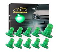 Qasim 10x T4.2 Bulbs COB LED 1SMD Green for Auto Dashboard Instrument Speedometer Gauge Instrument Panel Light DC12V