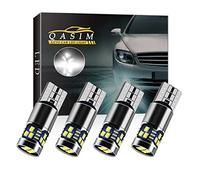 Qasim 4pcs T10 501 LED Bulbs White W5W 194 168 LED Canbus No Error 2016-18SMD 450 Lumens for Car Side Lights Interior Dome Map Door Courtesy Number Plate Lights