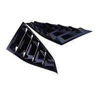 QASULER 1/4 Quarter Rear Side Window Louvers Spoiler Cover Sticker, for Accord, 2018 ABS Car Accessories 2Pcs/Set Rear Spoilers Rear Window Spoiler