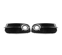 QASULER 1 Pair ABS Front Bumper Fog Light Lower Grille Grill Cover, for, Q5 2013 2014 2015 2016 Left Right Replacement Racing Grills Fog Lamp Opening Mesh Insert(Black 1 Pair)
