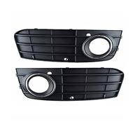 QASULER 1 Pair Car Left Right Front Bumper Fog Light Lamp Lower Grille Cover, for, A4 B8 2008 2009 2010 2011 2012 8K0807681 8K0807682 Fog Lamp Opening Mesh Insert