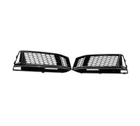 QASULER 1 Pair Fog Light Cover Lower Grill, for, S4 2016-2018 A4 B9 for, Grille Front Bumper Lamp 8W0807681K 8W0807682K Fog Lamp Opening Mesh Insert