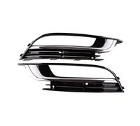QASULER 1 Pair Front Bumper Fog Light Cover Trim Grille Bezel Frame 3C8854661, for VW, CC 2013-2016 2017 3C8854662 35D853665 35D853666 Fog Lamp Opening Mesh Insert