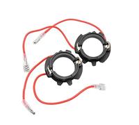 QASULER 1 Pair H7 LED Headlight Bulb Adapter Socket Holder Retainer H7 Bulb Base Bracket Mounting Clips, for Golf, for V GTI C/addy headlight bracket