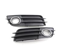 QASULER 1 Pair Left Right Car Front Fog Light Grille Cover Lamp Grill, for, A4 B8 S-Lines S4 Bumper 2008-2012 8K0807681C 8K0807682C Fog Lamp Opening Mesh Insert