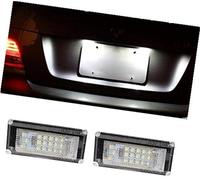 QASULER 1 Pair License Plate Lamp, 6000K 18 LEDs Number Panel, for MINI, R50 R52 R53 Car Tag Light Assembly