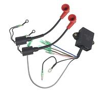 QASULER 1 Set 9.9HP 15HP 2 Stroke Outboard CDI Unit Ignition Coil Assy, for YAMAHA Boat Engine