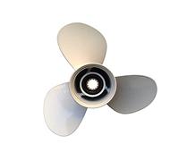 QASULER 11 3/8x12 25HP-60HP, for HIDEA Propellers Outboard Motor, for HIDEA Marine Outboard Propellers 13 Tooth Boat Engine Propeller