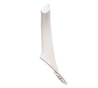 QASULER 1PC Car Rear Left Inner Door Panel Handle Armrest Cover, for, 5 Series F10 F11 F18 2010 2011 2012 2013 2014 2015 2016 2017 ABS Exterior Door Handle Trim(Black Off-White)