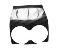 QASULER 1pc Interior Front Cup Water Cover Trim Metal, for Mazda, 3, for Mazda3 Axela Hatchback Sedan 2019 2020 Car Air Vent Decoration(TQW)