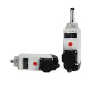QASULER 1pc Long/short Axis 0.75kw High, for Superb, Trimming Motor for Niccro Mas Kdt, for Edge, Banding Machines lathe motor(12000rpm 0.75kw 300hz Long Axis)