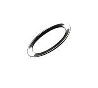 QASULER 1pcs Car Refit Accessories, for Ford, for New Fiesta MK7 2009-2017, for Ecosport 2012-2017 Car Steering Wheel Covers Trim Sticker Steering Wheel Sticker(Logo Ring 1pc)