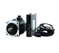 QASULER 2.3kw 130st M15015 Servo 15n.m 2143ozin, for Max, 30n.m 220v 9.5a 1500rpm+servo Drive T3df Rs485 220vac for CNC Lathe Lathe Motor(with Brake 15n.m)