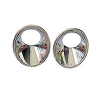 QASULER 2 Pc Chrome Fog Light Lamp Cover Front Bumper Fog Light Cover Trim Vitara 2015 2016 2017 2018 Car Air Vent Decoration