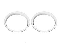 QASULER 2 Pcs Car Speaker Protection Cover Sticker Interior Trim Decoration, for MINI, Cooper S F55 F56 F57 Car Styling Accessories Car Air Vent Decoration(White)