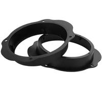 QASULER 2 Pcs Speaker Spacer Ring Tweeter Speaker Spacer Adapter, ford, C-Max 2003-2010 Waterproof, for 6.5#39;#39; ABS Black Front Speaker Spacer Ring