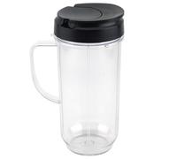 QASULER 22 oz Tall Cup with Flip Top To-Go Lid Replacement Part, for Magic Bullet, 250W MB1001 Blenders Blender Replacement Blade
