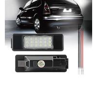 QASULER 2Pc Car LED License Number Plate Light Lamps, for Citroen DS5 DS3 C-Elysee C4 C4, for Picasso C3 C5, for Berlingo C2 C6 C8 Jumpy Evasion LED Number Plate Light