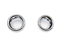 QASULER 2pc Chrome Front Fog Light Trim Ring Cover Abs ABS Decoration, for Kia, Cerato K3 4 2019 Car Air Vent Decoration