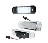 QASULER 2Pcs 6000K, for Kia Rio 2005-2011 Rio5 2006-2011 Car Rear High Brightness White LED License Plate Light Number Plate Lamps LED Number Plate Light