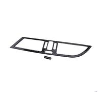 QASULER 2pcs Black Carbon Fiber Center Air Vent Outlet AC Frame Trim Sticker, for Z4 E89 2009 2010 2011 2012 2013-2015 LHD Car Air Vent Decoration