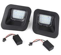 QASULER 2pcs Car LED Number License Plate Light Lamp Fits, for Ram， 1500 2500 3500 2003-2018 R4g206 Car Tag Light Assembly