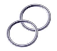QASULER 2PCS Chrome Interior AC Air Vent Outlet Trim Cover Ring, for, for Mercedes-Benz, B Class W246 B180 B200 2012 2013 2014 2015 Car Air Vent Decoration