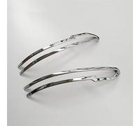 QASULER 2pcs Chrome Side Mirror Strip Cover Trim, for NISSAN, for Qashqai, J11 2014 2015 2016 2017 2018 2019 Abs ABS Car Air Vent Decoration(Silver)