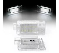 QASULER 2PCS, for VOLVO, XC90 V70 V50 S60 S80 S40 C30 XC70 C70 LED Courtesy Luggage Trunk Boot Light Footwell Welcome Door Lamp Error Free Footwell Boot Lamps