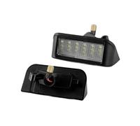 QASULER 2Pcs NO Error 6000K LED License Plate Light Number Lamps, for Fiat Scudo, for Toyota, for Proace MK1 MK2 Box Van Estate Proace Verso LED Number Plate Light