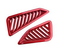 QASULER 2Pcs Red Car Dashboard Air Outlet Vent Cover Trim, for, for Toyota, for, for Corolla, 2019 2020 2021 Styling Car Air Vent Decoration