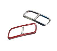 QASULER 2pcs Trim Stainless Steel Tip Pipe Cover, for, Q7 4m 2016 2017 2018 Car Air Vent Decoration