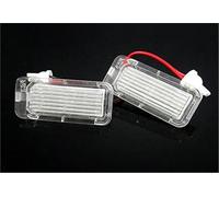 QASULER 2x LED Licence Number Plate Light White Canbus, for 2011+, for ford, Ranger T6 TKE T6.2 RA 2013+ Transit MK8 Transit Custom Connect License Plate Light