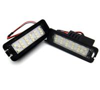 QASULER 2x LED Licence Number Plate Light White Canbus, for 987 Boxster Cayman 911, for Carrera, 996 997, for CAYENNE, Car Number Plate Light