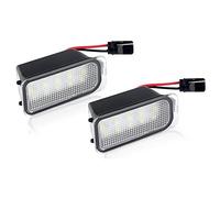 QASULER 2X License Plate Light Number Plate Light, for Jaguar, XJ XF, for Ford, Transit, for Fiesta, for Focus, SMAX CMAX, for Mondeo, Kuga Galaxy Ranger Edge LED Number Plate Light