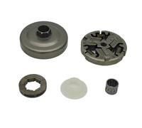 QASULER 3/8"-7T Teeth Clutch Drum Sprocket Worm Gear Kit, for Husqvarna, 355 357 357XP 359 EPA Garden Chainsaw Spare Part Clutch Drum Sprocket Kit