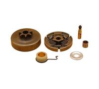 QASULER 325"-7 Tooth Clutch Drum Drum Worm Gear Bearing Kit, for, MS170 MS180 MS210 MS230 MS250 Garden Chainsaw Spare Parts Clutch Drum Sprocket Kit