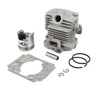 QASULER 32mm Cylinder Piston Ring Assembly, for Zenoah, HT2310 G23L Grass Trimmer 1E32F Brush Cutter Parts Piston Ring Gasket Kit