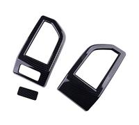 QASULER 3Pcs Set ABS Black Car Front Side Air Outlet Vent Cover Trim, for, for Ford, for, for F-150, 2017 2018 2019 2020 Left Hand Drive Car Air Vent Decoration