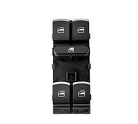 QASULER 4 Button Auto Windows Electric Power Car Window Lift Control Switch Button, for VW, for Passat, for B6 3C Golf, for Touran, for Tiguan, for Jetta, for MK5 Caddy 5ND959857 Car Window Switch