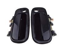 QASULER 4pcs Black Outer Door Handle, for Toyota, Camry 1992-1996 69220-33020 6921033010 6924033010 6923033010 Car Door Handle Lock Kit(Front Left Right)