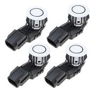QASULER 4PCS PDC Parking Sensor, for Toyota, 89341-42060 8934142060 Parking Sensor(White)