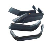 QASULER 4Pcs/Set Car Front Rear Wheel Eyebrow Arch Trim Side Fender Flare Strip, for Jeep, Wrangler JL 2018-2023 Auto Mudguards Mudflap Fender Flares