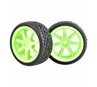 QASULER 4PCS Speed Tires Insert Sponge Wheel, for HSP, 1/10 1:10 Touring Car RC 9005-8001 Rc Racing Wheel Set(9005G-8001)