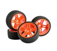 QASULER 4pcs Speed Tires Wheel Insert Sponge, for HSP, 1/10 1:10 Touring Car RC 905-6091 Rc Car Tyres(905R-6091)