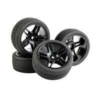 QASULER 4pcs Speed Tires Wheel Insert Sponge, for HSP, 1/10 1:10 Touring Car RC 905-6091 Rc Car Tyres(905B-6091)