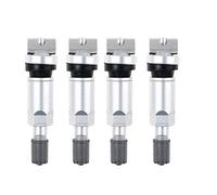 QASULER 4PCS Tire Pressure Monitoring System Sensor Valve Stem Repair Kit, for Jeep, Volve, for Ford, Alloy Tubeless TPMS Valves Tyre Pressure Sensor